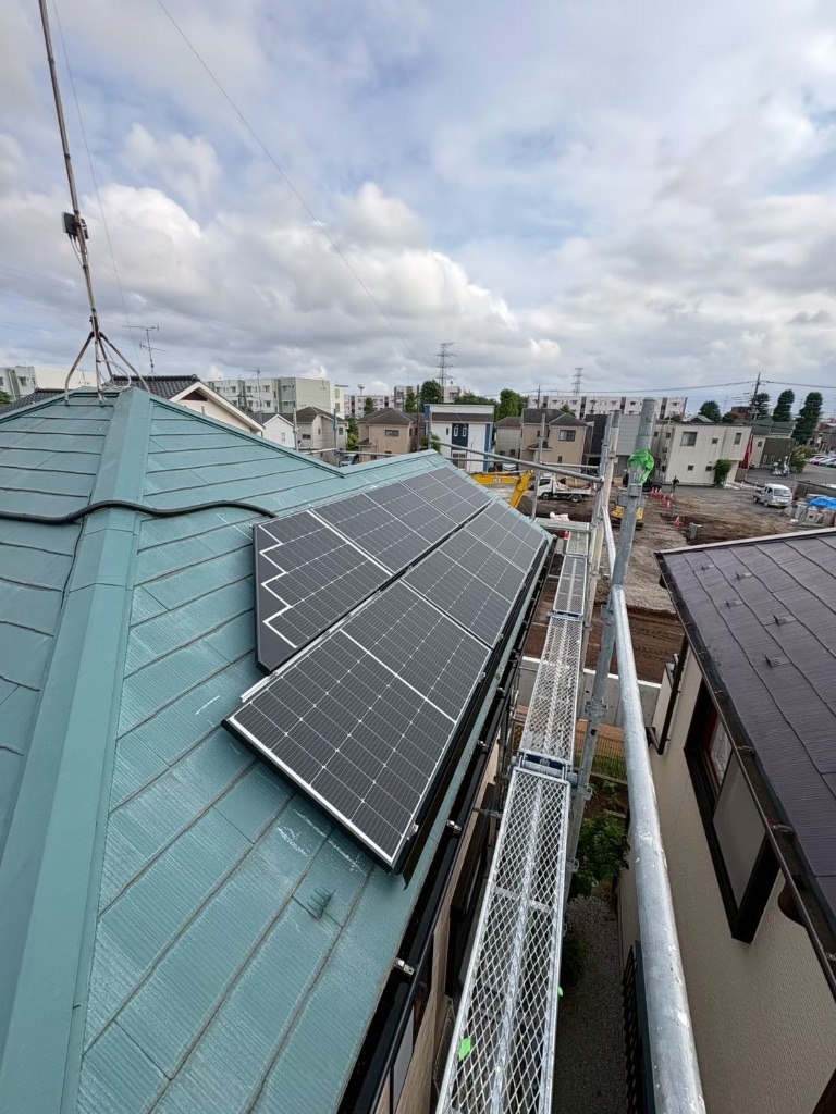 東京都調布市U様邸（戸建て） 太陽光発電・蓄電池施工事例