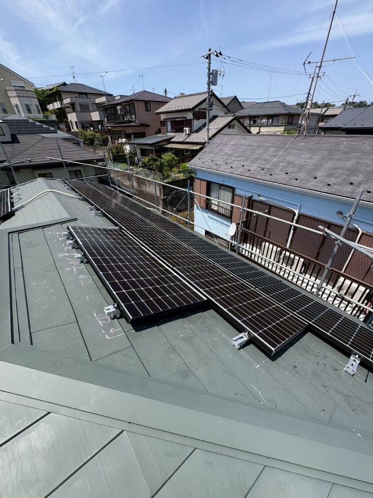 東京都府中市H様邸（戸建て） 太陽光発電・蓄電池施工事例