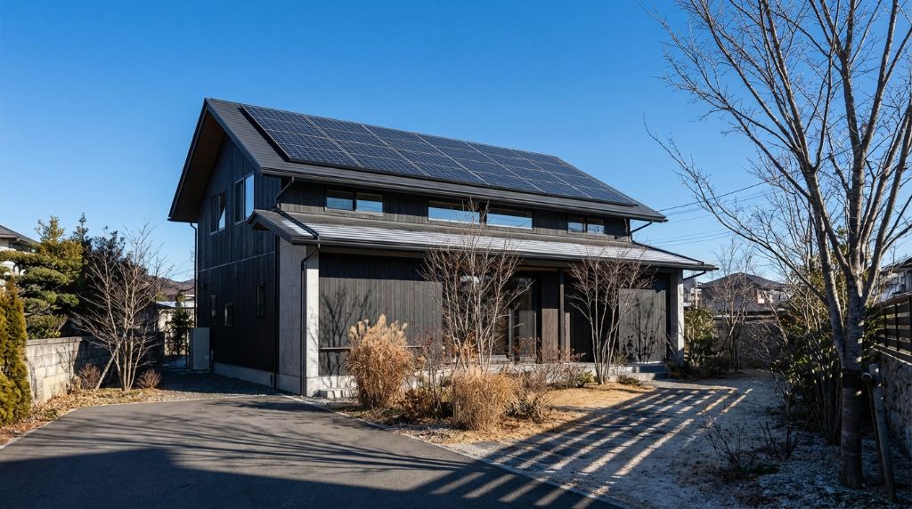 M様宅の屋根太陽光パネル設置完了